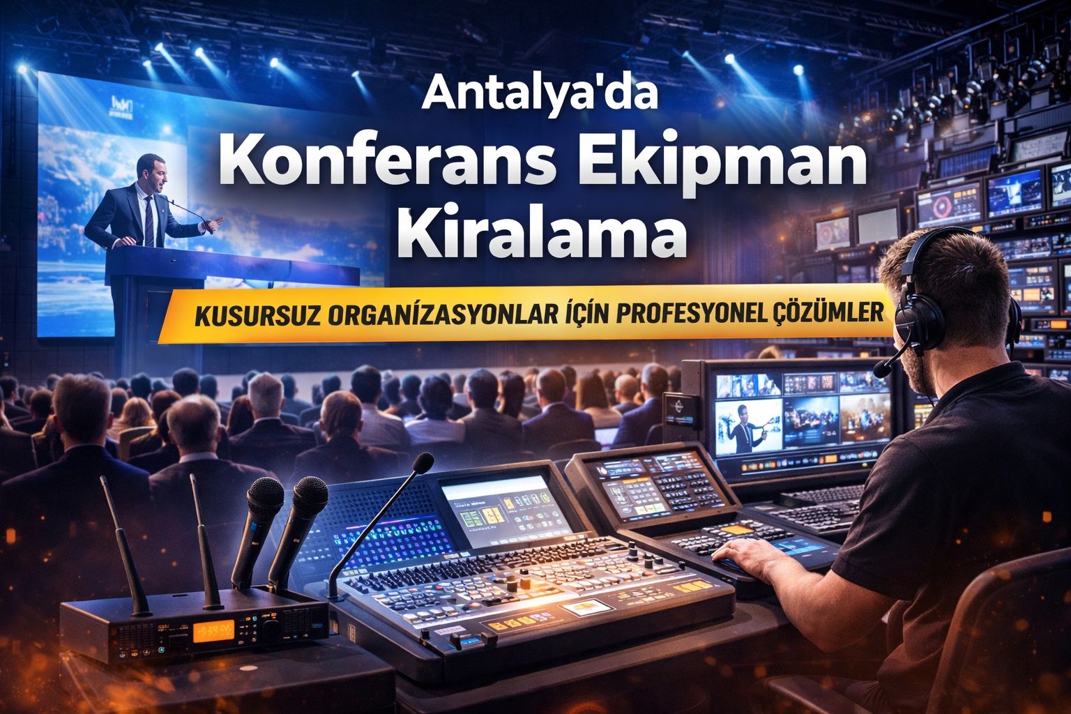 Konferans Ekipman Kiralama: Kusursuz Organizasyonlar İçin Profesyonel Çözümler