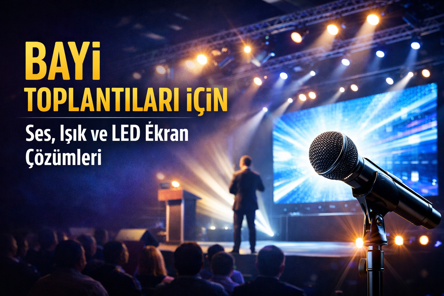 Bayi Toplantıları İçin Ses, Işık ve LED Ekran Çözümleri