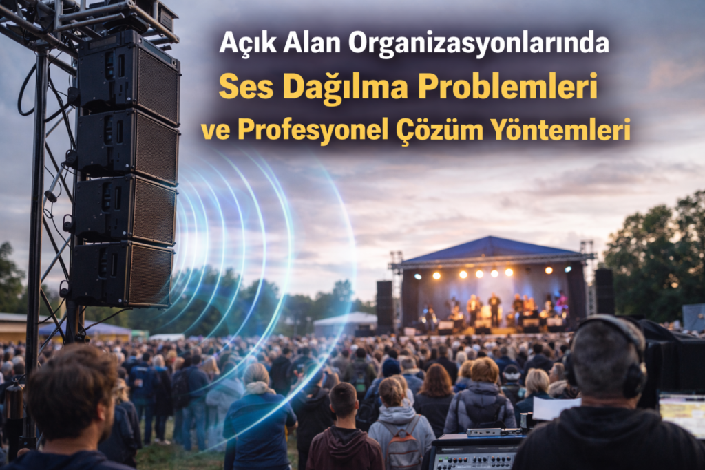 Açık Alan Organizasyonlarında Ses Dağılma Problemleri ve Profesyonel Çözüm Yöntemleri