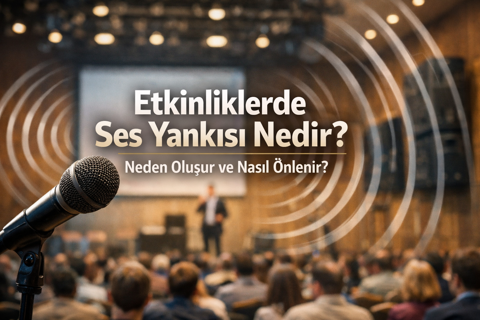 Etkinliklerde Ses Yankısı Nedir? Neden Oluşur ve Nasıl Önlenir?
