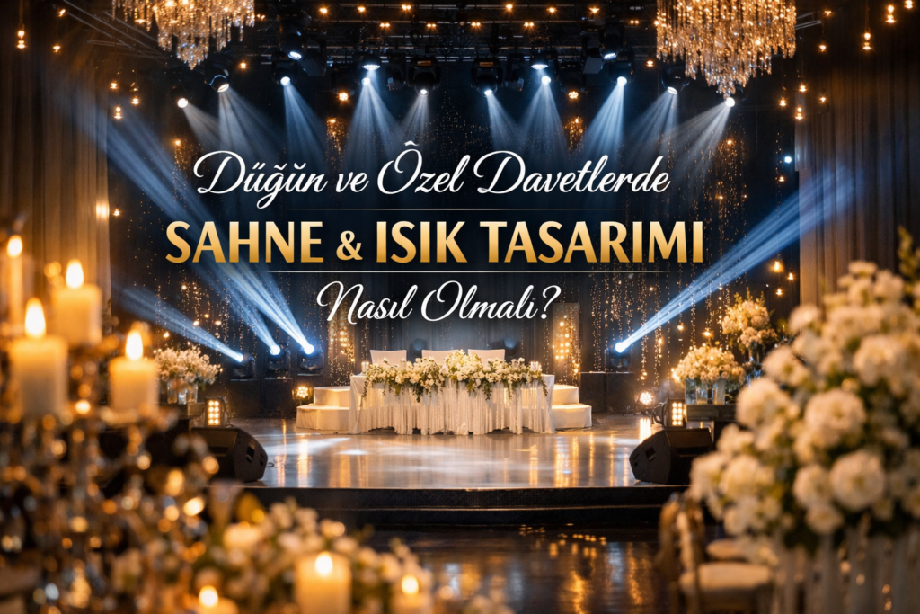 Düğün ve Özel Davetlerde Sahne & Işık Tasarımı Nasıl Olmalı?