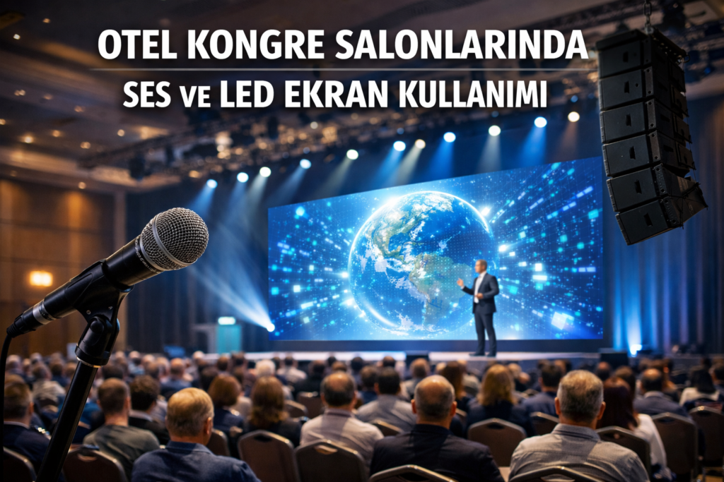 Otel Kongre Salonlarında Ses ve LED Ekran Kullanımı