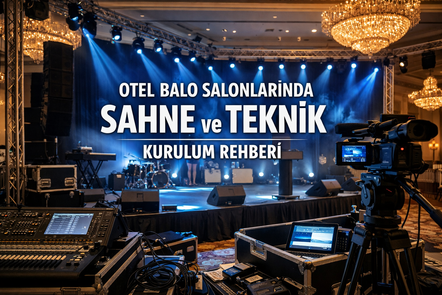Otel Balo Salonlarında Sahne ve Teknik Kurulum Rehberi