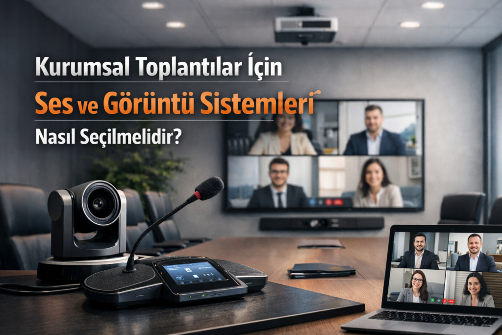 Kurumsal Toplantılar İçin Ses ve Görüntü Sistemleri Nasıl Seçilmelidir?