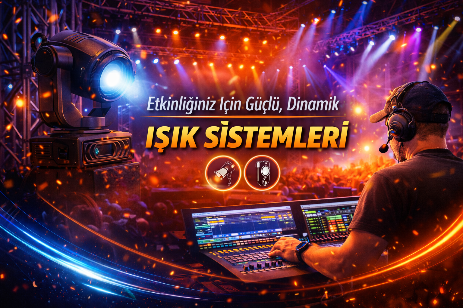 Işık Sistemleri Hizmetlerimiz ile Etkinliğinize Etki Katın