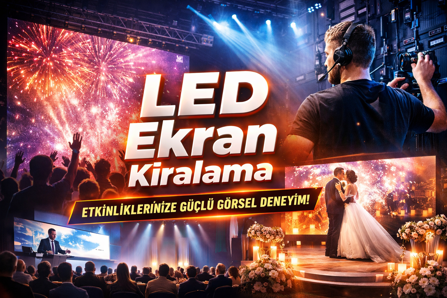 LED Ekran Kiralama ile Etkinliklerinizi Bir Üst Seviyeye Taşıyın