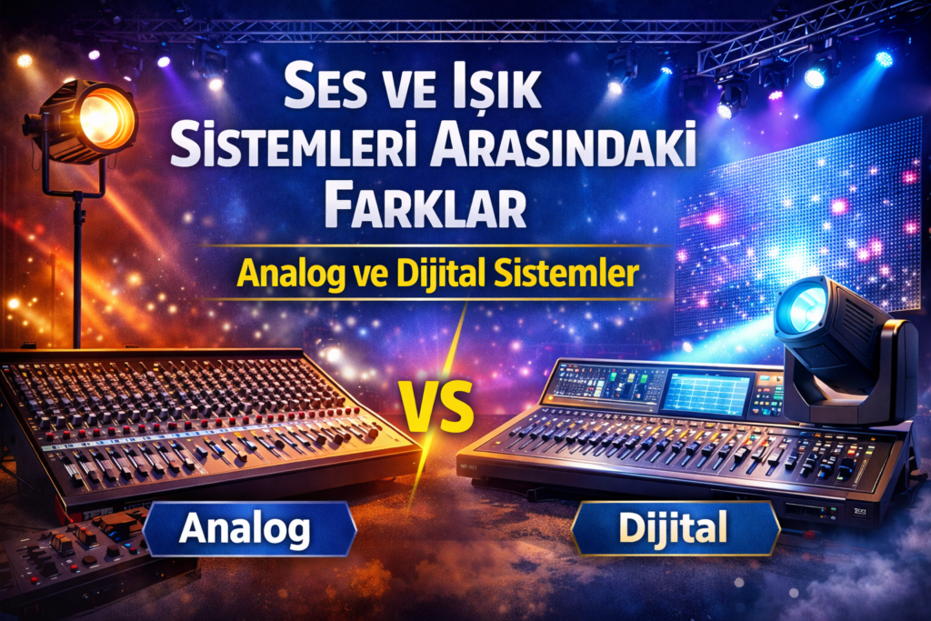 Ses ve Işık Sistemleri Arasındaki Farklar: Analog ve Dijital Sistemler