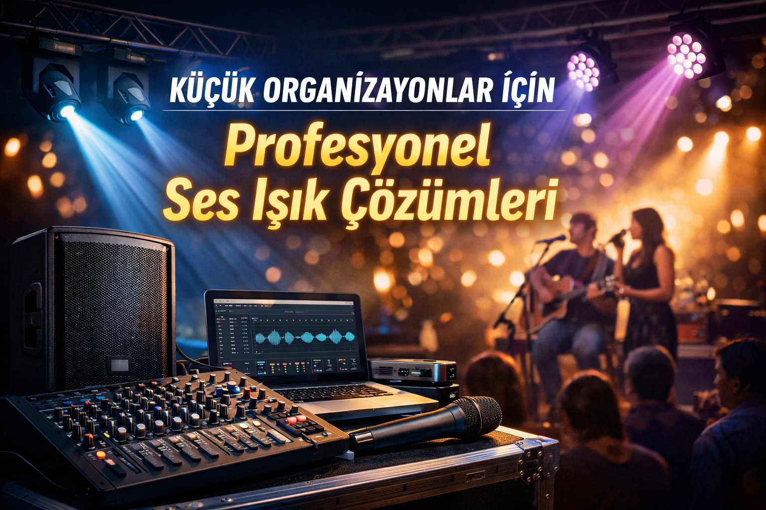 çük Organizasyonlar İçin Profesyonel Ses Işık Çözümleri